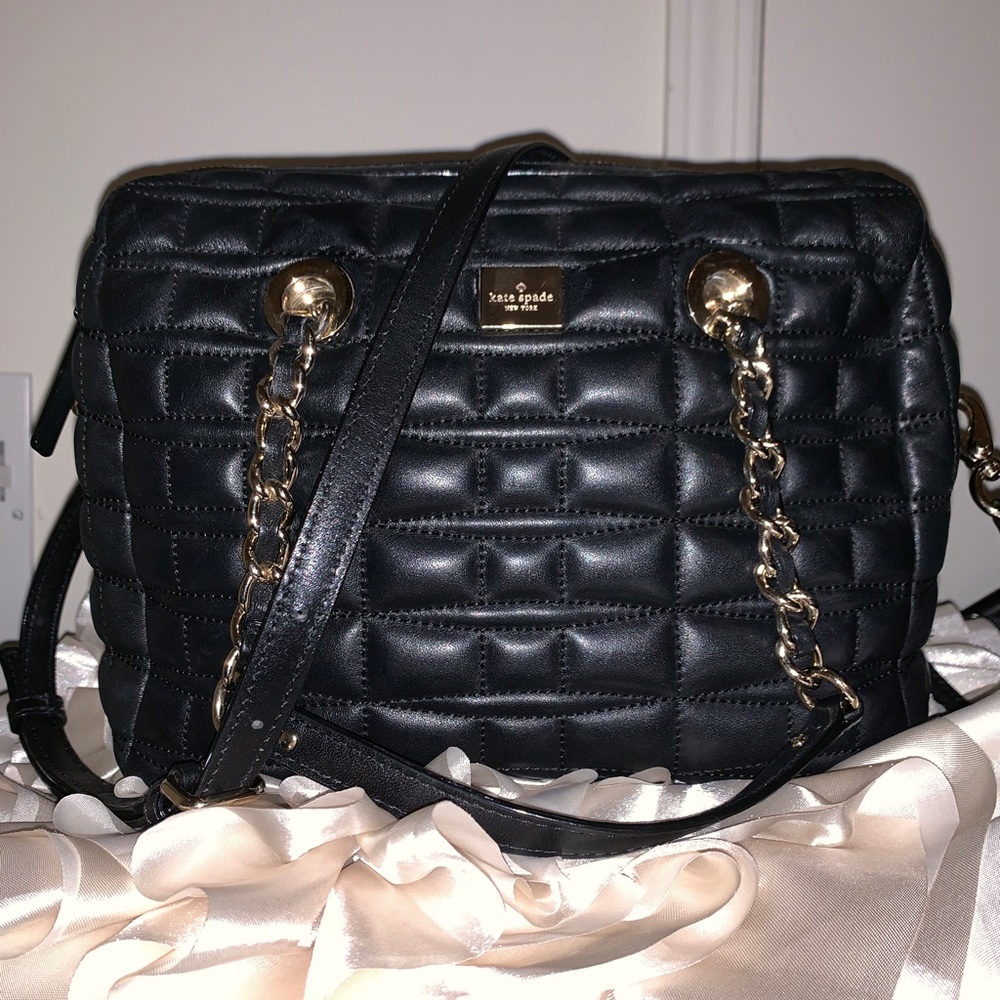 SALE! Kate Spade Quilted Leather Satchel Crossbody